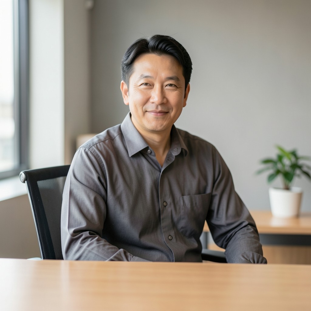 Portrait of Ken Huang, category briefing lead